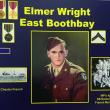 A composite of Elmer Wright's military service. 