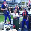 Bloody Belle “captures” a Coast Guard vessel June 25 during the 2024 Windjammer Days. FRITZ FREUDENBERGER/Boothbay Register