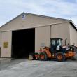 The storage building for winter salt and sand on Walker Road that contractor Jack Shaw has offered to sell the town. PHIL DI VECE/Wiscasset Newspaper