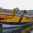 The Eleanor at the March 13 launch. FRITZ FREUDENBERGER/Boothbay Register