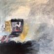 “love is smoke - stardust-like, but smoke nonetheless” - by Susanlora Morris. See it in the River Arts show "Love." Courtesy of the artist