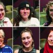 The cast of The Waldo's 'Monologues' show: top from left: Susan LaVerdiere, Violet Ferlito, Emma Theobalds; bottom from left: Susan Hodder, Lara Rakocevic, and Christine Andersen. Courtesy of the venue