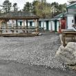 Montsweag Flea Market, with its gazebo, vendor sheds and concession stand. PHIL DI VECE/Wiscasset Newspaper