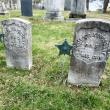 Brothers John and Sidney Kingsbury who served in America’s Civil War lie side by side in Wiscasset’s Ancient Cemetery. The two men died of disease within a month of one another far from home in Pensacola, Florida. PHIL DI VECE/Wiscasset Newspaper