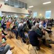 Residents vote at the Edgecomb school budget town meeting May 17. FRITZ FREUDENBERGER/Boothbay Register