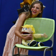 Ventriloquist Kaylee Wayda. Leah Plummer