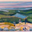 A juried show of works by MAG artist members is on exhibit in the second floor gallery. Shown here is Mount Desert Island Vista, by Cynthia Sortwell of Portland.