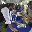Larry from Union brought a collection of Clyde Sukeforth memorabilia. FRITZ FREUDENBERGER/Boothbay Register