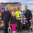Roadrunners Victory Lane, from left: Doug Woodard, Abby Colson, Seth Woodard and Gavin Gerow. Jasen Dickey Photography