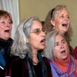 Singers in an earlier singing community led by Susan Borg. Photo by Susan Borg