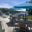 Dine on our deck overlooking the ocean