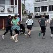 They're off! Courtesy of Leah Campbell
