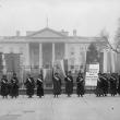 Suffragettes picketing outside the White House 1917. Courtesy of the candidate