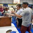 Four hundred and forty-two votes were cast; 284 supported Patten Free Library’s $80,108 request and 158 were opposed. PHIL DI VECE/Wiscasset Newspaper