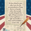 Image of grievance 3 from the Declaration of Independence