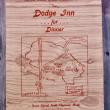 A menu from the Dodge Inn restaurant once located on the banks of the Sheepscot River in North Edgecomb..