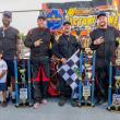 From left, Andre Lester/family, David Greenleaf, Bubba Pelton, Noah Haggett and Clara Garnett. Jasen Dickey photograph