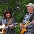 Jackson Gay performing with Debbie Myers and the Redneck Rodeo, 2025. Courtesy of Hilary Petersen