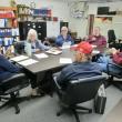 Town Administrator’s Kim Dalton addresses the select board at Wednesday’s meeting. PHIL DI VECE/Wiscasset newspaper