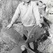 The late Maurice Caton of Wiscasset posed for a picture with the propeller taken by the author in the early 1980s. Cast iron propellers were often used rather than brass ones because they were often broken and cheaper to replace.
