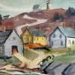 James Fitzgerald(1899-1971), Road to the Lighthouse, watercolor, 22x30”