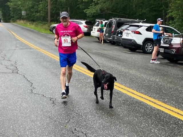 2024's First Place dog in the Westport Island Shore Run. Courtesy of Rob Whitney