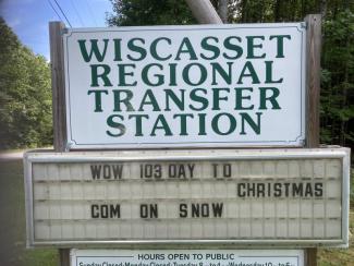 Counting the days at the Transfer Station