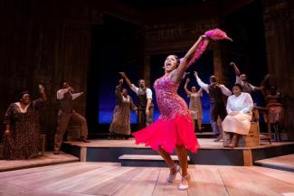 Photo credit: Jared Morneau Photography
DeQuina Moore* (Shug Avery) with cast of The Color Purple The Color Purple