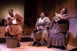 The Church Ladies
Photo Credit: Jared Morneau Photography
L-R: Nyla Watson* (Doris), Tarra Conner Jones* (Jarene), La’Nette Wallace* (Darlene) The Color Purple