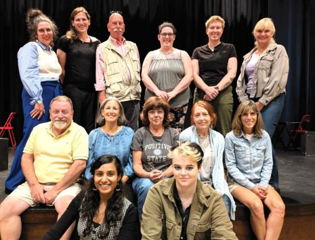These Midcoast Maine actors will be bringing the mobsters, molls, barmaids and cops of "Murdering the Mob" to life. Show to open in November. Waldo Theatre photo