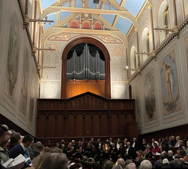 St. Cecilia Chamber Choir's 2023 "Lessons and Carols." Rebecca Wells photo