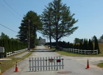 The entrance to Mason Station in Wiscasset. CHARLOTTE BOYNTON Wiscasset Newspaper