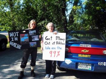 Occupy Maine, Jenny Gray, Patricia Messier, Bank of America