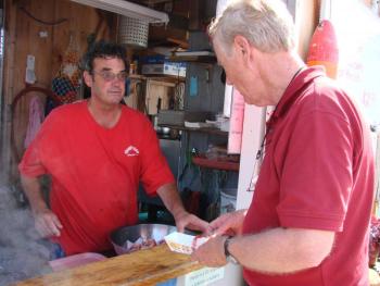 Sprague's Lobster & Clam Bake , Frank Sprague, Maine, Angus King, Wiscasset