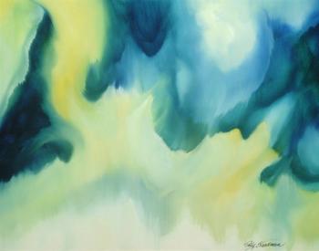 "Etheric," a 16-inch by 20-inch oil by Polly Steadman.