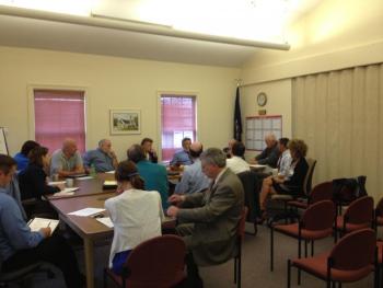 The St. Andrews task force met with the Lincoln County Healthcare board on September 5 to discuss several changes facing St. Andrews Hospital. SUE MELLO/Boothbay Register
