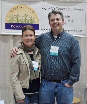 Julie and Paul Roberts. Courtesy of Coastail Maine Popcorn.