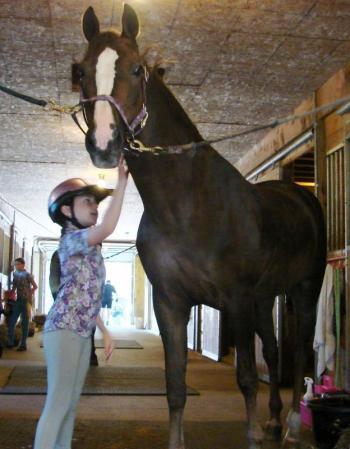 Caroline Cadorette and Ellie, representing Sea-Vu Farm in Boothbay, just pulled off a national division title. They are seen here at the barn in Boothbay August 24. SUSAN JOHNS/Wiscasset Newspaper Caroline Cadorette and Ellie, representing Sea-Vu Farm in Boothbay, just pulled off a national division title. They are seen here at the barn in Boothbay August 24. SUSAN JOHNS/Wiscasset Newspaper