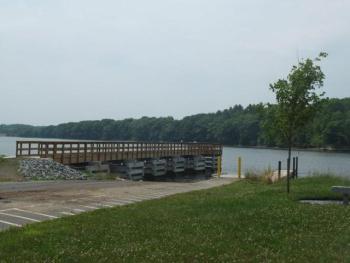 The proposed ramp and float would have been built for this jetty. CHARLOTTE BOYNTON/Wiscasset Newspaper