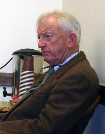 Hamilton Meserve observes the process of the meeting. Hamilton Meserve observes the process of the meeting.