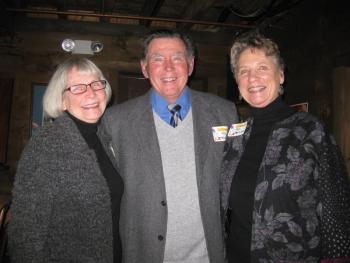 Incoming Lincoln County Historical Association officers include, left to right, Merry Fossel, vice-president, Ed Kavanagh, president, and Chris Hopf-Lovette secretary. Bill Brewer will serve as treasurer.  Courtesy of Lincoln County Historical Association
