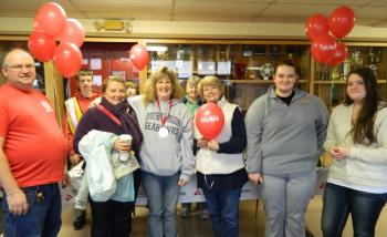 The American Diabetes Association's Wiscasset Walk participants included: front row: Preston Dunning (walk coordinator), Stephanie Farrin, Pam Balducci, Judi Colgan, Hailey Brewer, Elizabeth Bailey; back row: Bryan Dunning, Cameron Cressey and Cindy Rines. Courtesy of Preston Dunning