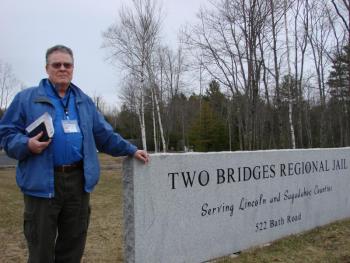 Retired Episcopal Priest Bob Hargreaves of Jefferson tries to help inmates who are battling addictions as he has done. SUSAN JOHNS/Wiscasset Newspaper