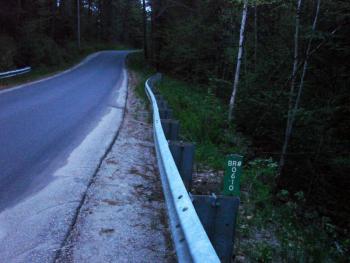 Ben Brook Bridge in Alna at nightfall May 16. SUSAN JOHNS/Wiscasset Newspaper