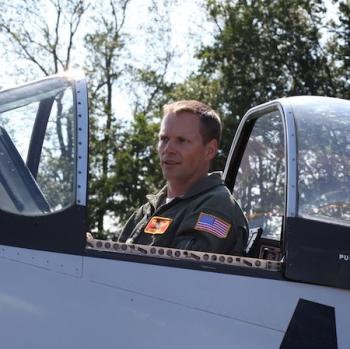 Mark Murphy, of Albany, New York, will be one of the pilots with the Texas Flying Legends Museum Warbirds at “Wings Over Wiscasset” on Tuesday, August 6. Courtesy Texas Flying Legends Museum. Mark Murphy, of Albany, New York, will be one of the pilots with the Texas Flying Legends Museum Warbirds at “Wings Over Wiscasset” on Tuesday, August 6. Courtesy Texas Flying Legends Museum.