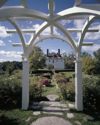 The Hamilton House in South Berwick will be one of two spectacular and fascinating properties on Coastal Maine Botanical Gardens’ September 11 tour. Courtesy of CMBG