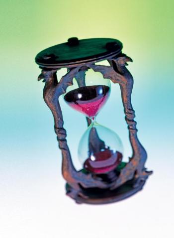 Hourglass prop from MGM’s Oz