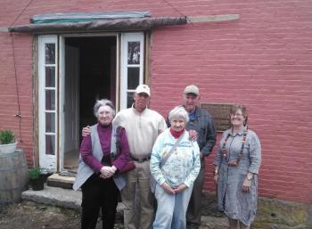 Left to right, Joyce Tuttle, Bob Reed, Jo Cameron, Bob Brown and Susie Stephenson. Courtesy of Tom Blackford