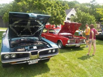 During the 50th Anniversary of Antique Auto Days on July 19 and 20 you'll see dozens of classic, vintage, antique, hot rods, muscle cars and much more all parked on the Village Green at the Boothbay Railway Village. Courtesy of the Boothbay Railway Village
