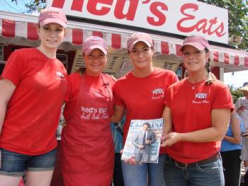 Red’s Eats staff, Anna Rushlau, Shannon Moody, Abbie Hayward, Deb Gagnon